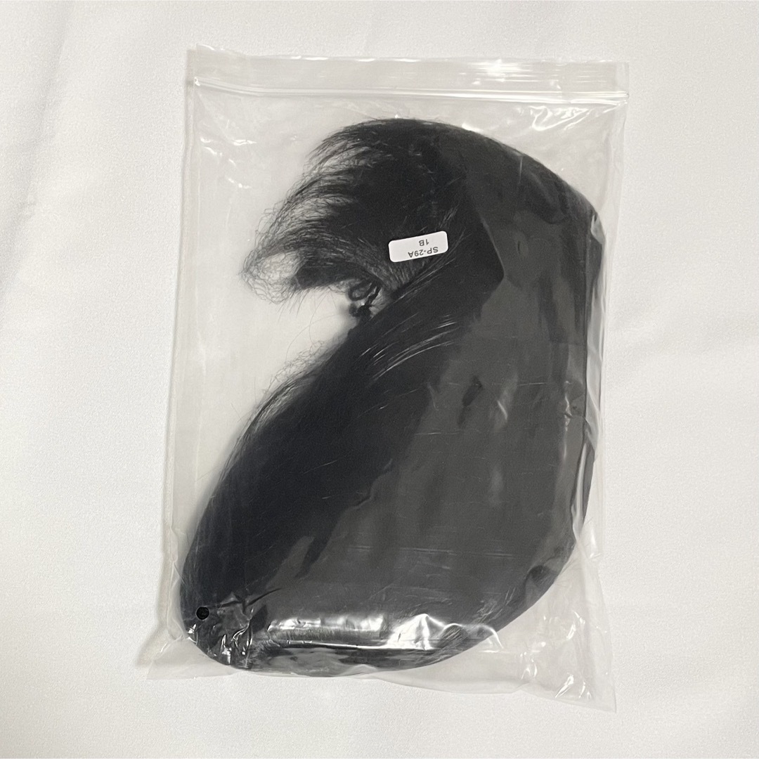 ウィッグ　ボブ　ショートヘア　前髪　黒髪　ブラック　カツラ　つけ毛　仮装 レディースのウィッグ/エクステ(ショートストレート)の商品写真