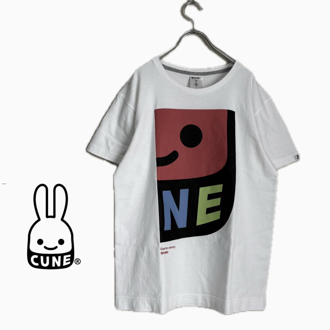 CUNE(キューン)のCUNE  うさぎロゴ端っこプリントTシャツ メンズのトップス(Tシャツ/カットソー(半袖/袖なし))の商品写真