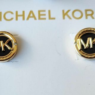 マイケルコース(Michael Kors)の【新品未使用】マイケルコース MK ロゴ ピアス サークル ラウンド ゴールド(ピアス)