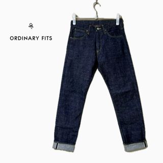 ORDINARY FITS - Ordinary fits  5ポケットフルレングスセルビッチデニムパンツ