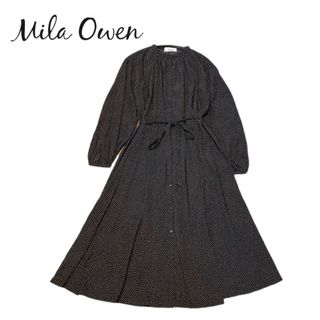 Mila Owen - 【美品】Mila Owen ミラオーウェン ワンピース FREE 水玉 ドット柄