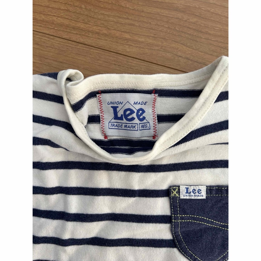 Lee(リー)のLee リー　キッズ　トップス　長袖　ボーダー　120 キッズ/ベビー/マタニティのキッズ服女の子用(90cm~)(Tシャツ/カットソー)の商品写真