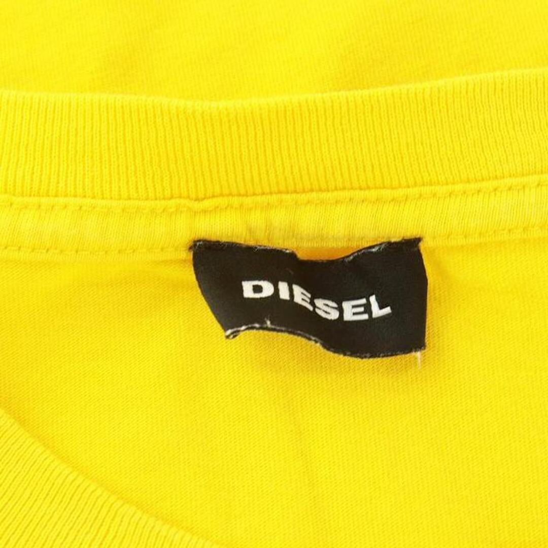 DIESEL(ディーゼル)のディーゼル DIESEL Tシャツ カットソー 半袖 プリント コットン M 黄 メンズのトップス(Tシャツ/カットソー(半袖/袖なし))の商品写真