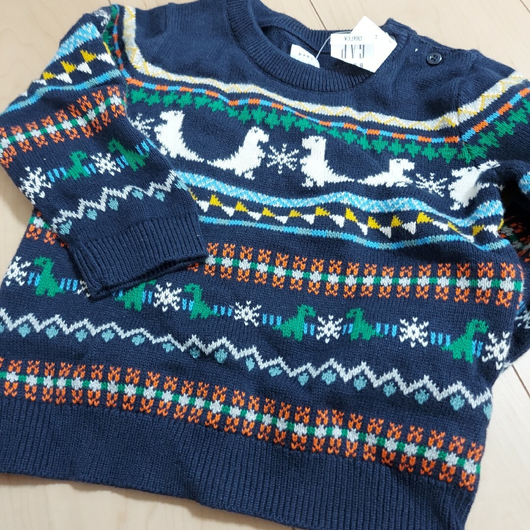 babyGAP(ベビーギャップ)のニット キッズ/ベビー/マタニティのキッズ服男の子用(90cm~)(ニット)の商品写真