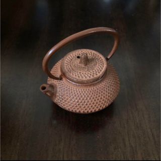 南部鉄器 - 美品　南部鉄器　文鎮　茶釜