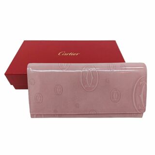 カルティエ(Cartier)の未使用品！Cartier【カルティエ】ハッピーバースデー レザー 二つ折り長財布(財布)