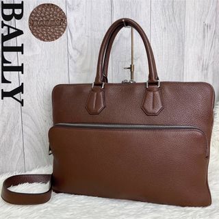 バリー(Bally)の人気♡A4可♡美品♡BALLY バリー レザー 2way ビジネスバッグ(ビジネスバッグ)