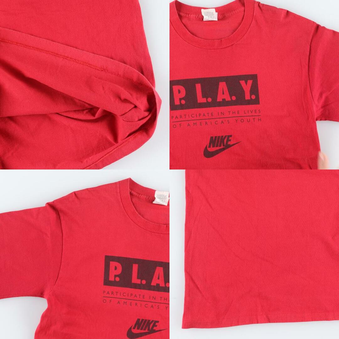 NIKE(ナイキ)の古着 90年代 ナイキ NIKE 銀タグ プリントTシャツ USA製 メンズL ヴィンテージ /eaa428551 メンズのトップス(Tシャツ/カットソー(半袖/袖なし))の商品写真