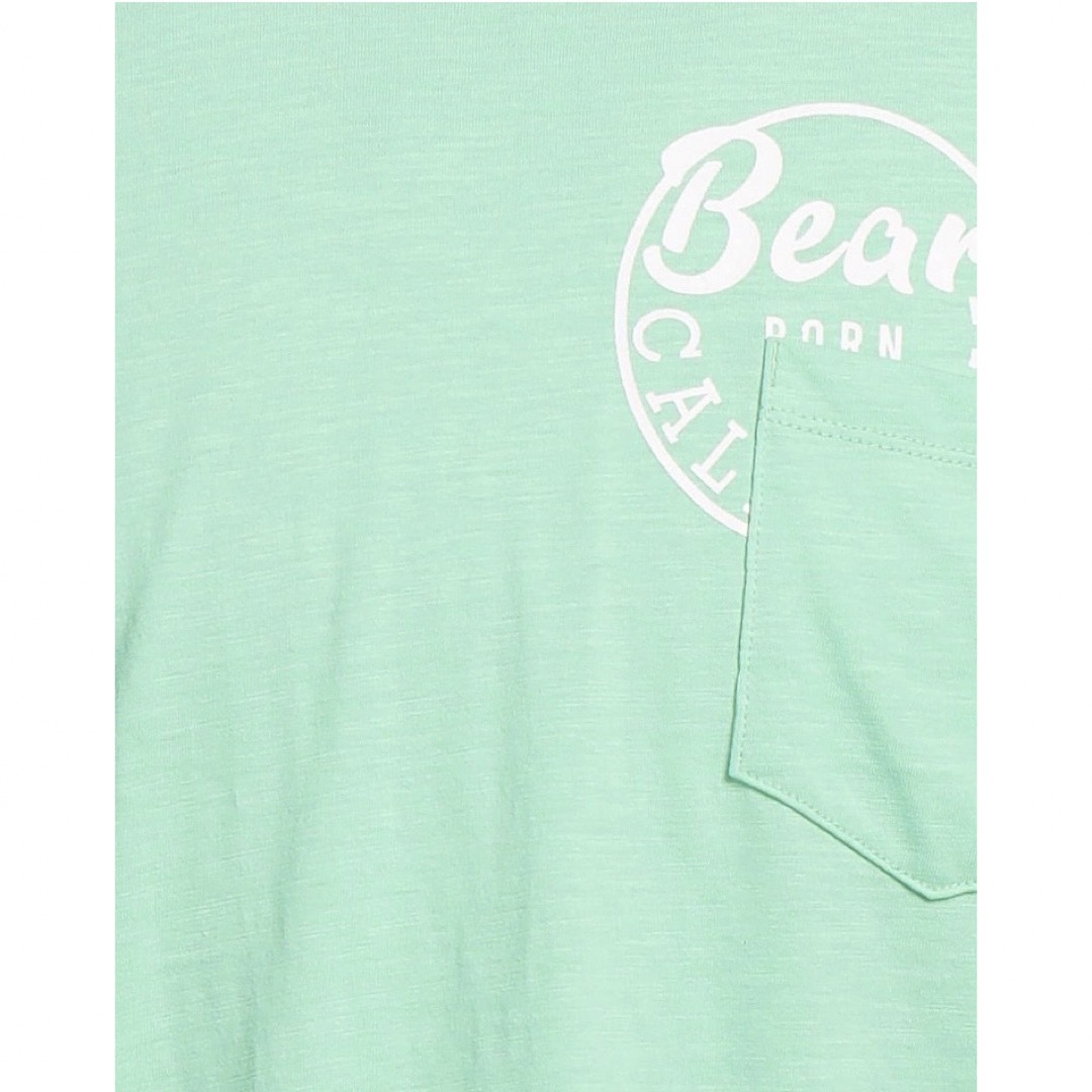 Bear USA(ベアー)の新品ベアーBEARライトグリーンの可愛い半袖TシャツSバックロゴTee メンズのトップス(Tシャツ/カットソー(半袖/袖なし))の商品写真