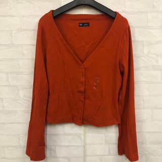 ギャップ(GAP)の即決 新品 タグ付き GAP モダン リブカーディガン(カーディガン)