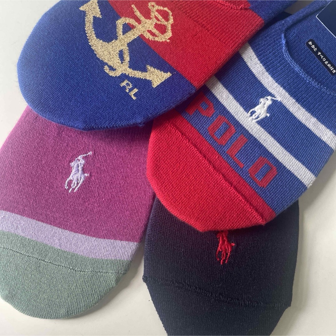 POLO RALPH LAUREN(ポロラルフローレン)の6 ポロ　ラルフローレン　靴下　フットカバー　レディース　婦人　ブランドソックス レディースのレッグウェア(ソックス)の商品写真