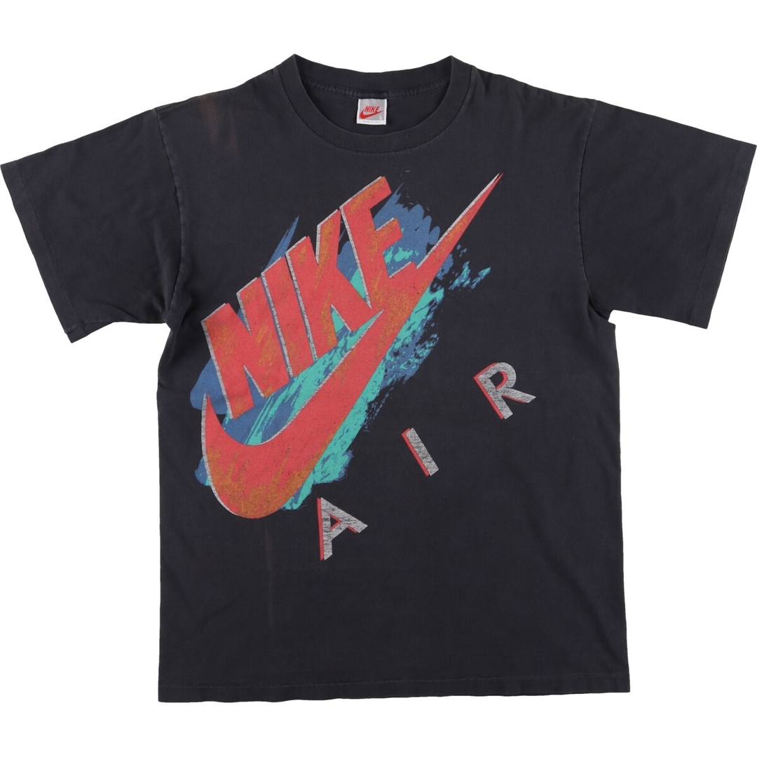 NIKE(ナイキ)の古着 90年代 ナイキ NIKE 銀タグ AIR ロゴプリントTシャツ USA製 メンズL ヴィンテージ /eaa428546 メンズのトップス(Tシャツ/カットソー(半袖/袖なし))の商品写真