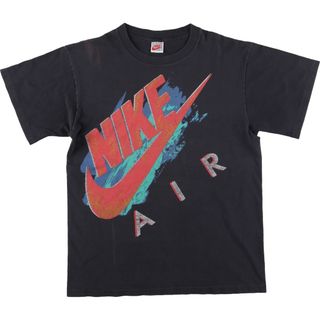 ナイキ(NIKE)の古着 90年代 ナイキ NIKE 銀タグ AIR ロゴプリントTシャツ USA製 メンズL ヴィンテージ /eaa428546(Tシャツ/カットソー(半袖/袖なし))