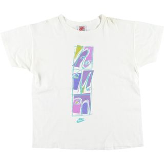 ナイキ(NIKE)の古着 90年代 ナイキ NIKE 銀タグ プリントTシャツ USA製 メンズL ヴィンテージ /eaa428555(Tシャツ/カットソー(半袖/袖なし))