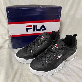 FILA - 新品 本物 正規品 フィラ FILA ディスラプター2 メンズ スニーカー 黒