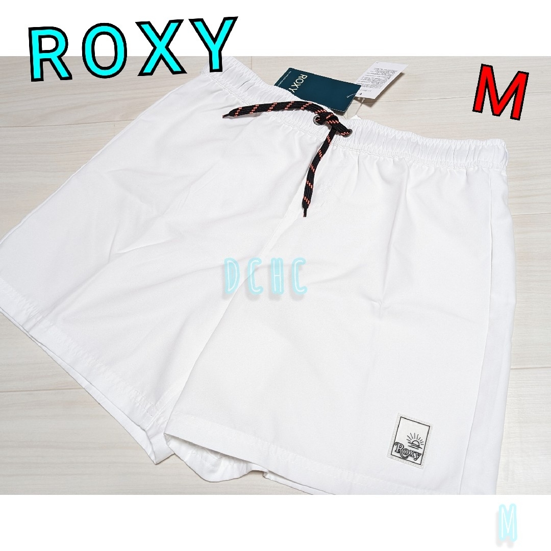 Roxy(ロキシー)の新品 【M】【ホワイト】ロキシー ボードショーツ サーフパンツ 水着 レディースの水着/浴衣(水着)の商品写真