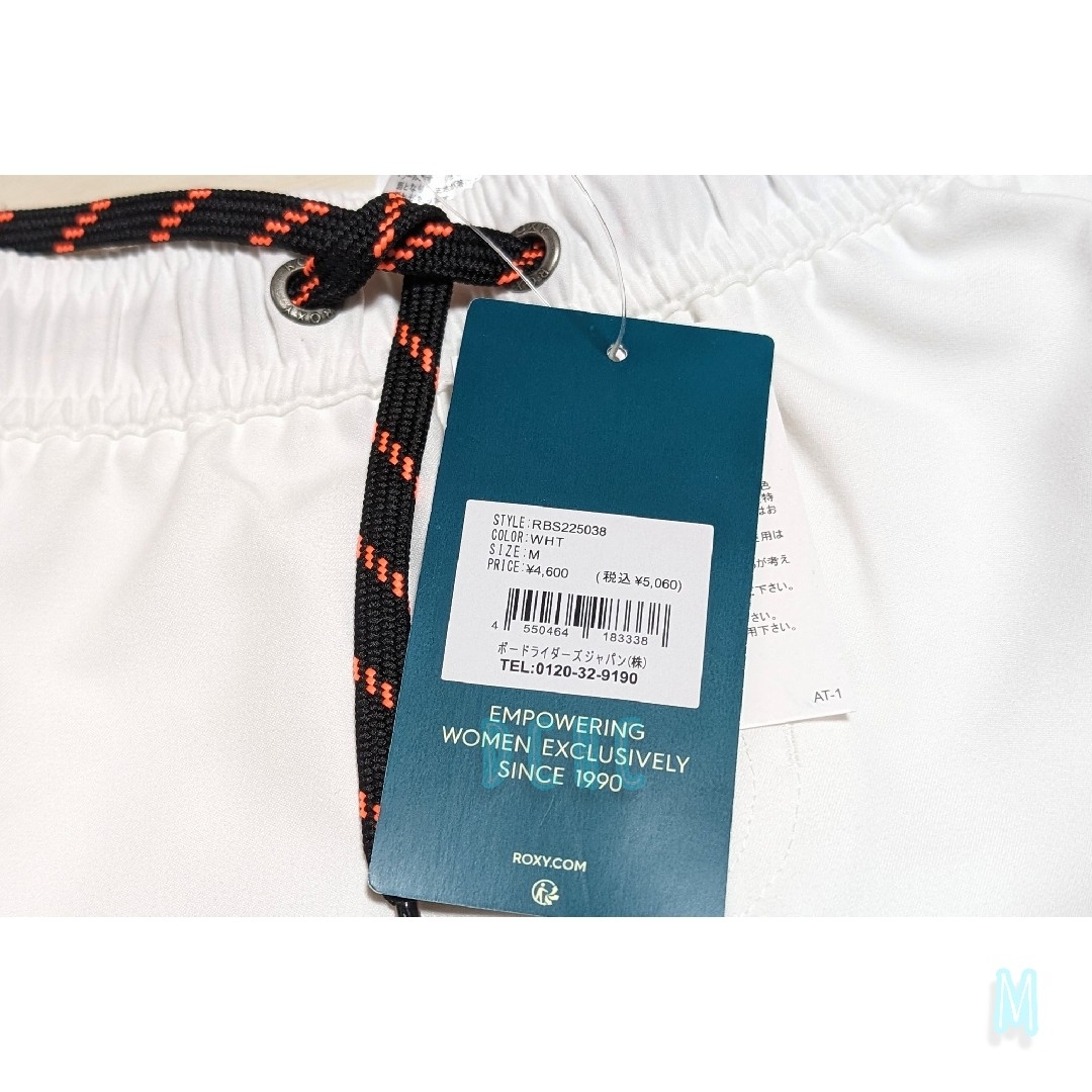 Roxy(ロキシー)の新品 【M】【ホワイト】ロキシー ボードショーツ サーフパンツ 水着 レディースの水着/浴衣(水着)の商品写真