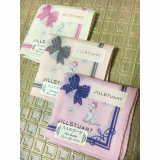 新品未使用　ジルスチュアート  JILLSTUART  ガーゼ　ハンカチ　3枚