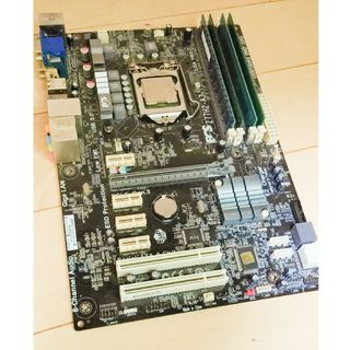 ニホンエリートグループ(ECS)のZ77H2-A3 マザーボード core i5 2400 DDR3 2GB4枚(PCパーツ)