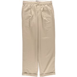 古着 ドッカーズ DOCKERS ツータック スラックスパンツ メンズw34 /eaa426823(スラックス)