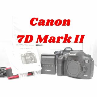 キヤノン(Canon)の美品！Canon EOS 7D Mark II 　一眼レフカメラ ボディ(デジタル一眼)