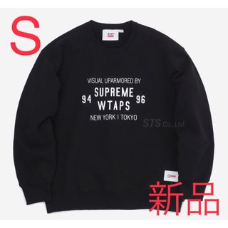 シュプリーム(Supreme)のSupreme WTAPS Crewneck Black S トレーナー(スウェット)