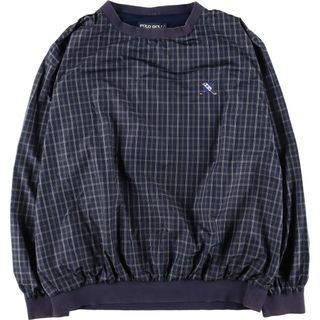 ラルフローレン(Ralph Lauren)の古着 90年代 ラルフローレン Ralph Lauren POLO GOLF ポロゴルフ ウォームアッププルオーバー メンズXL ヴィンテージ /eaa428409(ナイロンジャケット)