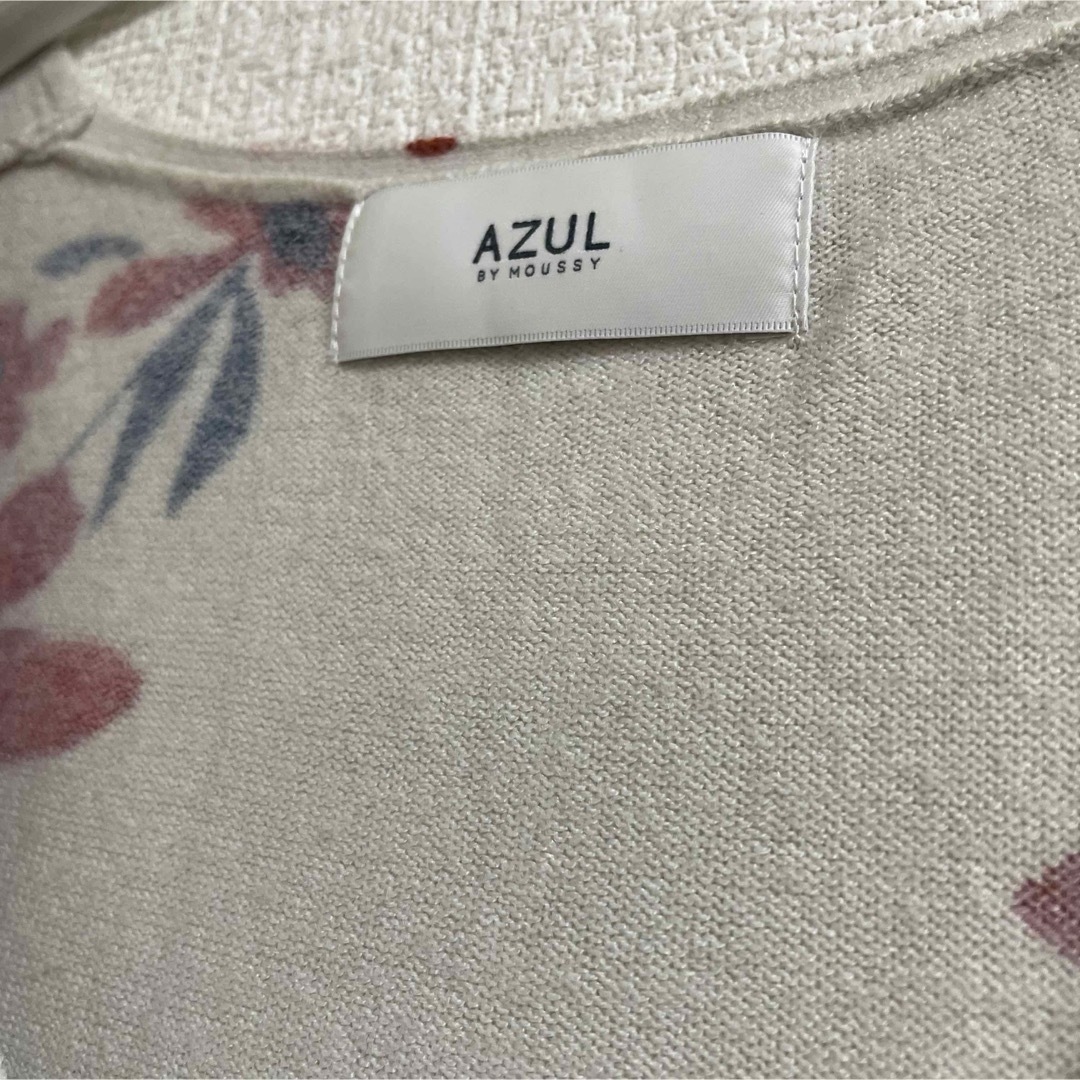 AZUL by moussy(アズールバイマウジー)のAZUL by moussy 花柄ニット レディースのトップス(ニット/セーター)の商品写真