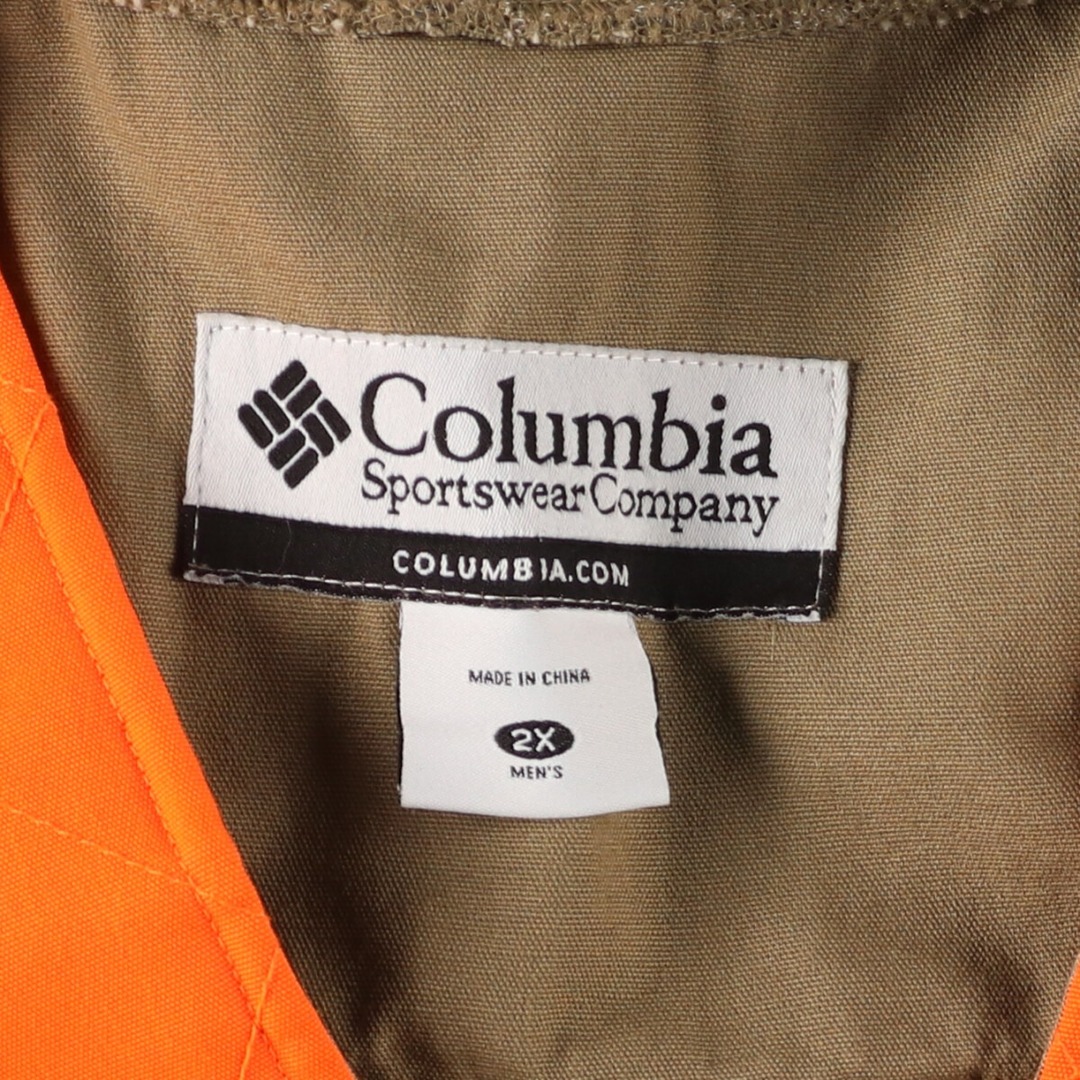 Columbia(コロンビア)の古着 コロンビア Columbia ハンティングベスト メンズXXL /eaa427737 メンズのトップス(ベスト)の商品写真