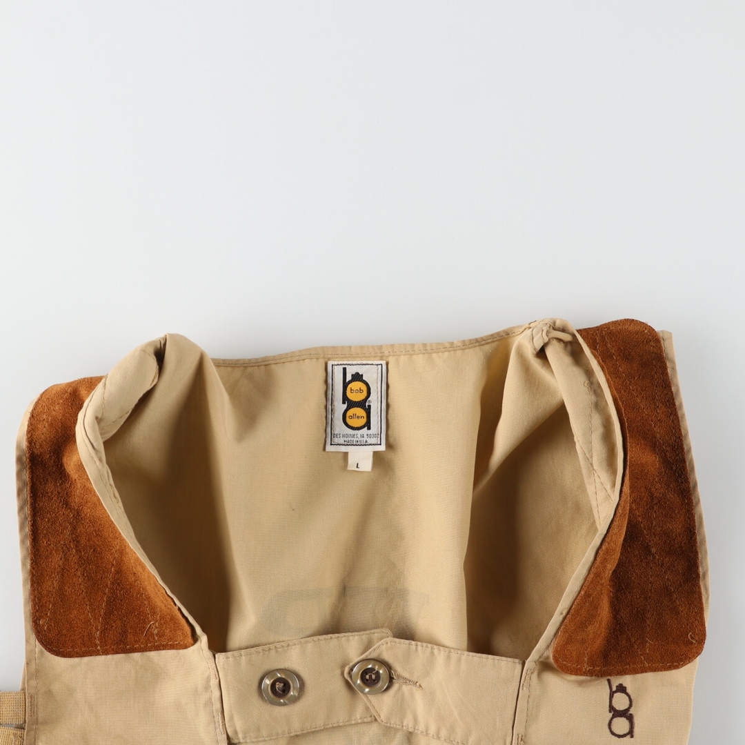 古着 70年代 BOB ALLEN バックプリント シューティングベスト 古着 70年代 BOB ALLEN バックプリント シューティングベスト