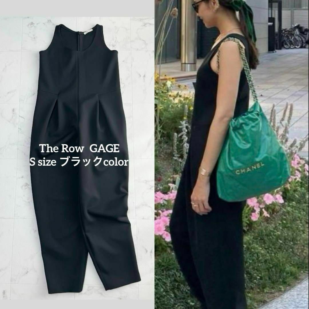 THE ROW(ザロウ)のThe Row たきまき着用 GAGE オールインワン  ジャンプスーツ　黒 レディースのパンツ(オールインワン)の商品写真