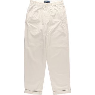 ラルフローレン(Ralph Lauren)の古着 ラルフローレン Ralph Lauren POLO by Ralph Lauren HAMMOND PANT ツータック チノパンツ メンズw32 /eaa426138(チノパン)