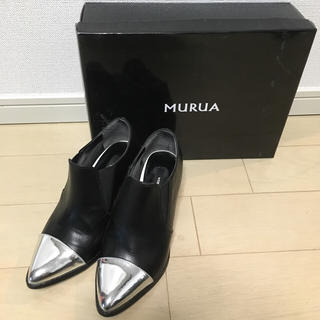 ムルーア(MURUA)のMURUA ムルーア メタルミドルブーツ 1回着用のみ(ブーティ)