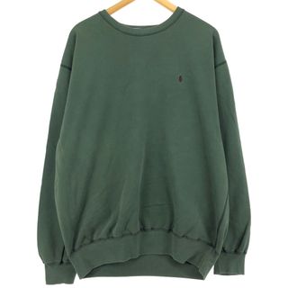 ラルフローレン(Ralph Lauren)の古着 ラルフローレン Ralph Lauren POLO by Ralph Lauren ワンポイントロゴスウェットシャツ トレーナー メンズXL /eaa431007(スウェット)