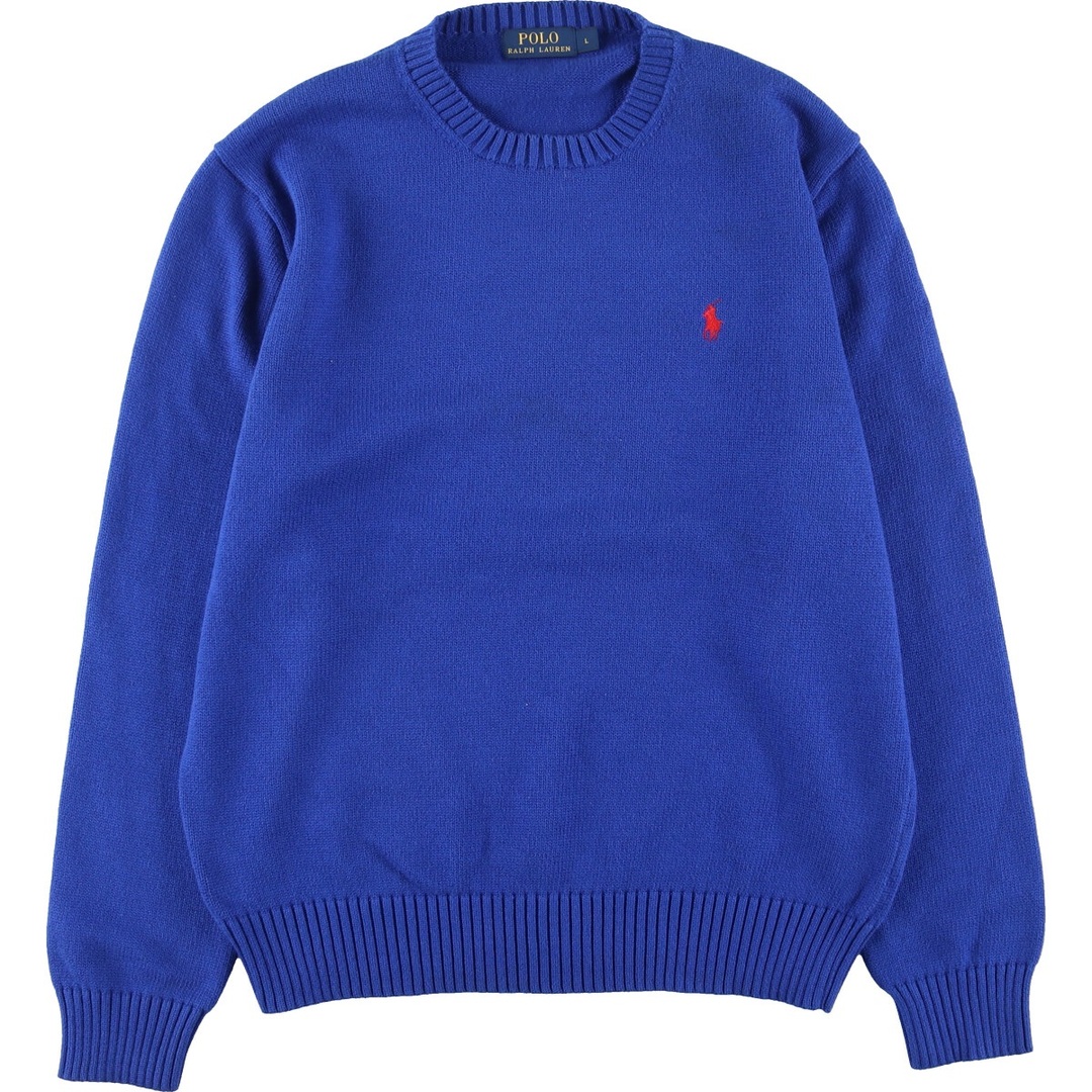 Ralph Lauren(ラルフローレン)の古着 ラルフローレン Ralph Lauren POLO RALPH LAUREN コットンニットセーター メンズL /eaa431008 メンズのトップス(ニット/セーター)の商品写真