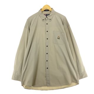 ラルフローレン(Ralph Lauren)の古着 90年代 ラルフローレン Ralph Lauren CHAPS チャップス 長袖 ボタンダウンシャツ メンズXXL ヴィンテージ /eaa428959(シャツ)