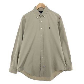 ラルフローレン(Ralph Lauren)の古着 ラルフローレン Ralph Lauren 長袖 ボタンダウンシャツ メンズL /eaa428961(シャツ)