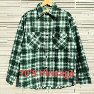 ペンドルトン(PENDLETON)の【70'S Vintage・Sears】PRINT FLANNEL SHIRT(シャツ)