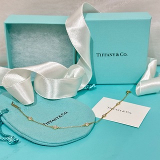 ティファニー(Tiffany & Co.)のTIFFANY＆CO.バイザヤード5PダイヤモンドK18ゴールドブレスレット(ブレスレット/バングル)
