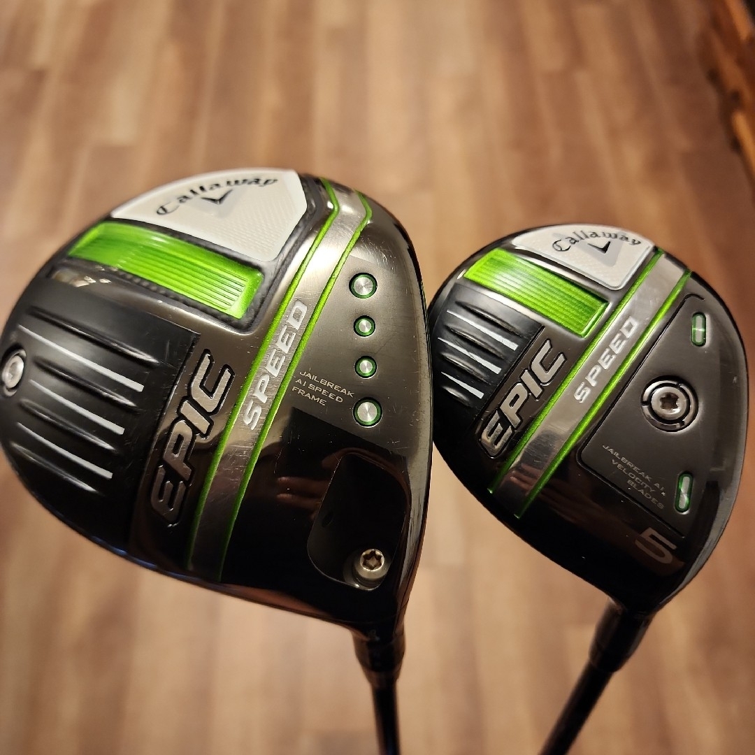 Callaway(キャロウェイ)のキャロウェイ エピックスピード ドライバー&5W 2本セット ベンタスブルー スポーツ/アウトドアのゴルフ(クラブ)の商品写真