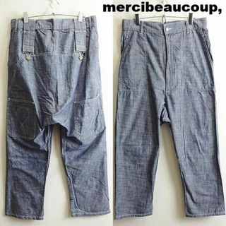 メルシーボークー(mercibeaucoup)のメルシーボークー　サルエルデニムパンツ　W84cm　ルーズフィット　薄手(サルエルパンツ)