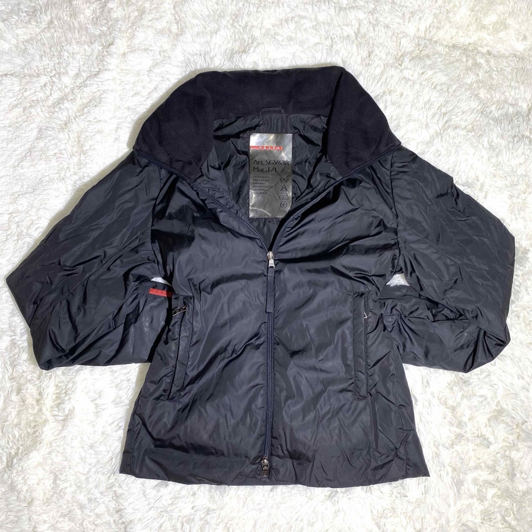 PRADA - 希少 90s prada sport 中綿ジャケット ブラック 46 PRADA - 希少 90s prada sport 中綿ジャケット ブラック 46