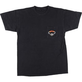 ハーレーダビッドソン(Harley Davidson)の古着 ハーレーダビッドソン Harley-Davidson バックプリント モーターサイクル バイクTシャツ メンズL /eaa381895(Tシャツ/カットソー(半袖/袖なし))