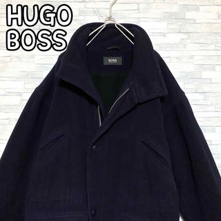 HUGO BOSS - HUGO BOSS ヒューゴ　ボス　ピーコート　ネイビー　48 Lサイズ