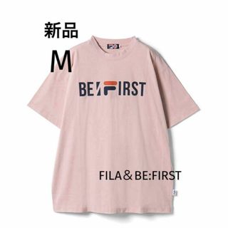 FILA - 新品 FILA×BE:FIRST ユニセックス コラボロゴTシャツ 半袖 ピンク