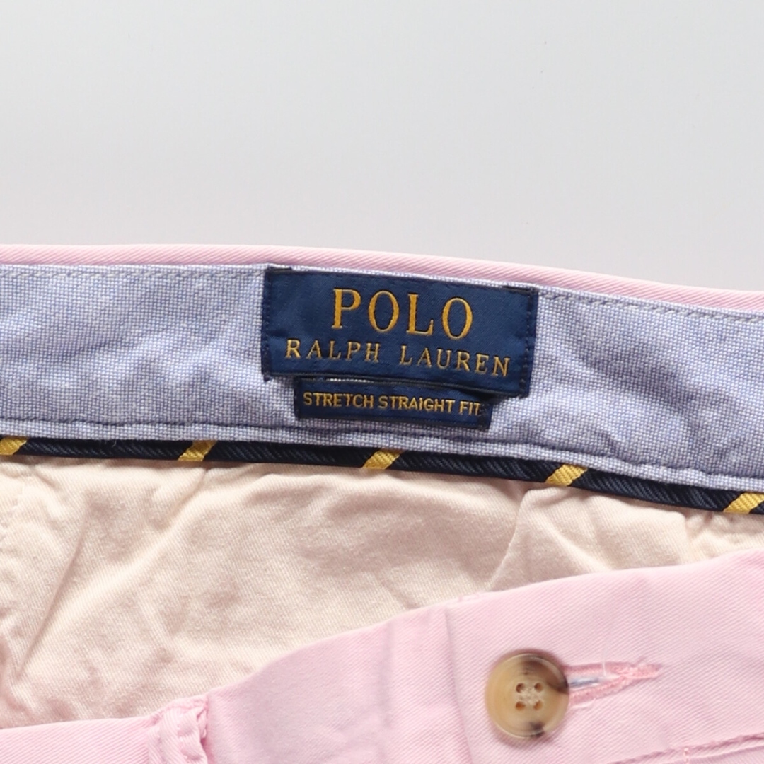 Ralph Lauren(ラルフローレン)の古着 ラルフローレン Ralph Lauren POLO RALPH LAUREN STRETCH STRAIGHT FIT チノパンツ メンズw33 /eaa426141 メンズのパンツ(チノパン)の商品写真