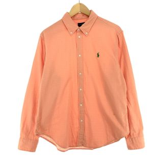 ラルフローレン(Ralph Lauren)の古着 ラルフローレン Ralph Lauren 長袖 ボタンダウンシャツ メンズXL /eaa428992(シャツ)