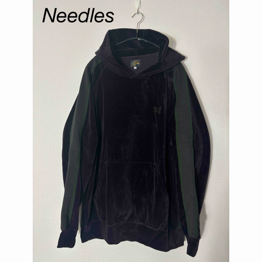 Needles(ニードルス)のNeedles TRACK HOODY ベロア パーカー メンズのトップス(パーカー)の商品写真