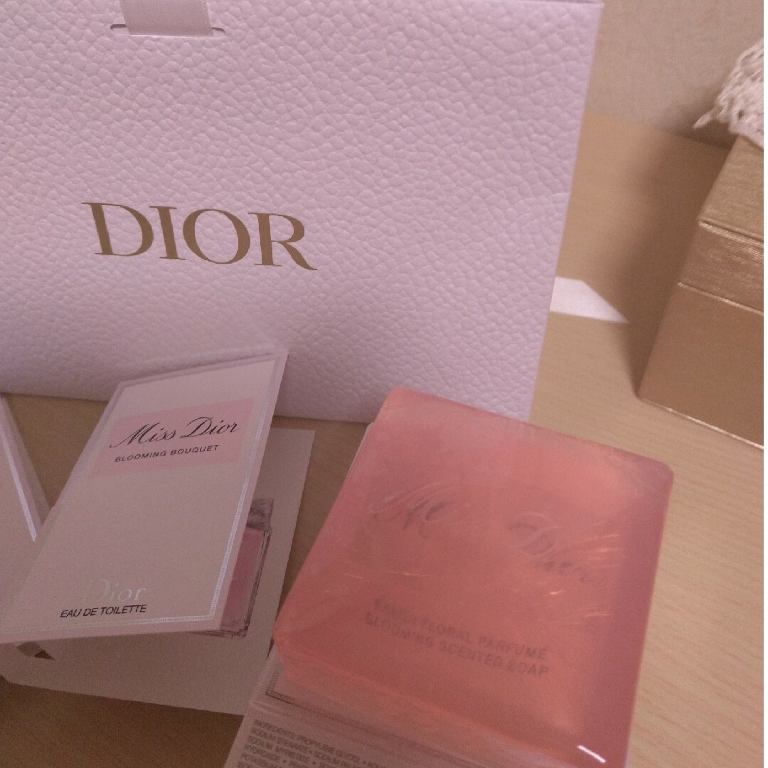 Dior(ディオール)のミス ディオール ソープ セット コスメ/美容のボディケア(ボディソープ/石鹸)の商品写真