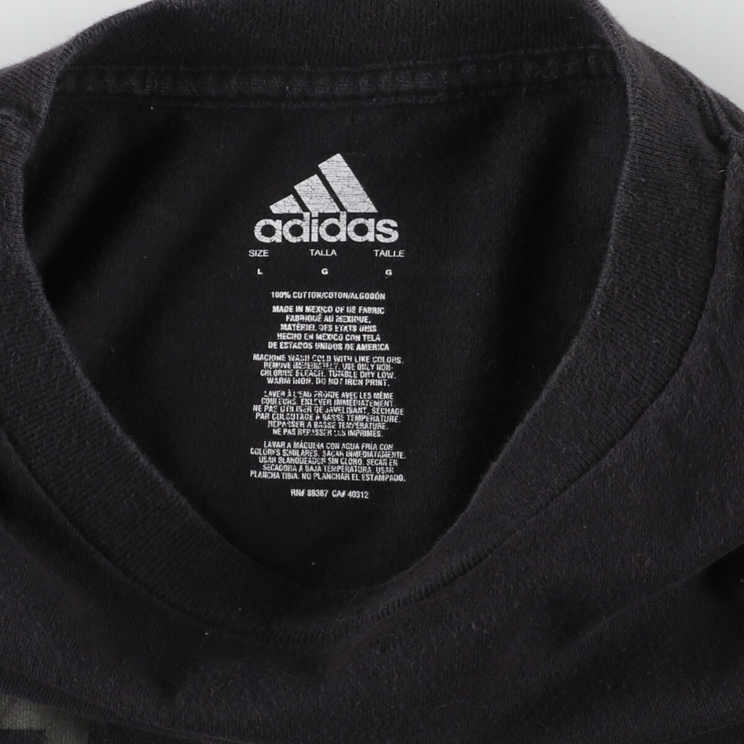 adidas(アディダス)の古着 アディダス adidas ロングTシャツ ロンT メンズL /eaa426740 メンズのトップス(Tシャツ/カットソー(半袖/袖なし))の商品写真